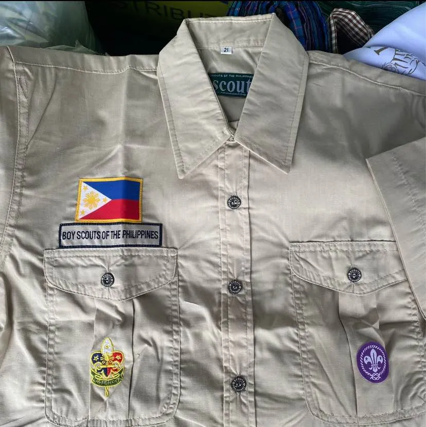 Boy scout polo shirt deals