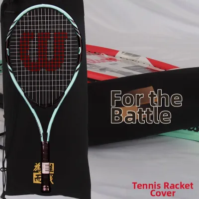Wilson Original Tennis Racket Bag Protective Velvet Bag Single Pack Can Hold Two Tennis Rackets Sport Fitness Fans Supplies