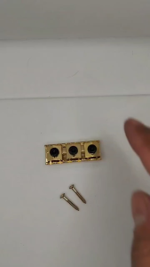 Nut Tremolo Locking 6 String Senar Gold  Nut Locking Gold