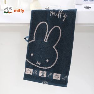 Miffy | Khăn Mặt Trẻ Em KingShore Miffy Cotton Nguyên Chất Mềm Mại Thấm Hút Tiêu Chuẩn Hạng A 48x25cm Dành Cho Trẻ Em