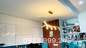 Đèn thả bàn ăn-quầy barđèn thả trần trang trí kiểu dáng phong cách hiện đại tùy chỉnh 3 chế độ led siêu sáng
