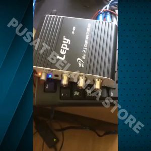 BERGARANSI Lepy Ampli Amplifier mini full bass mobil 12v HiFi Stereo Treble Booster LP 838