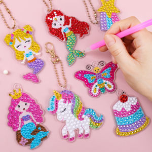 Đồ Chơi Tự Làm Hình Đá Quý 2025 Mới DIY Đính Đá Cho Trẻ Em Đồ Chơi Thủ Công Sáng Tạo Cho Bé Gái Đính Đá Đồ Chơi Hình Chữ Nhật