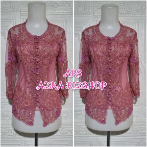 atasan kebaya wisuda kebaya hitam lengan 7/8 kebaya pesta kebaya abg