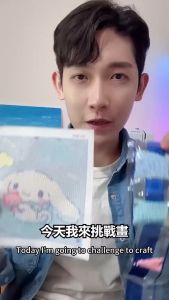 [ Free Tools ] 5D DIY Diamond Painting Set Cute Cartoon Character Little Mochi Art Decoration Creative Gift Toy Boy Girl