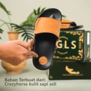 Selvaggi Leather - Blair Sandals Sandal Slide Pria Kulit Classic Series Sandal Pria Terbaru