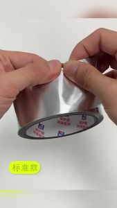 Masely Aluminum foil tape HighTemperature Heat Shield Resistant Waterproof and Stain Resistant Length 20m