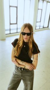 MARY JANE เสื้อยืดครอป เสื้อ T-SHIRT ดังนั้น เสื้อใหญ่ ด้วย Logo