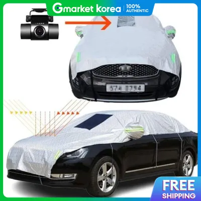 Half Body Cover Porsche Cayenne No. 4 Silver Car Cover