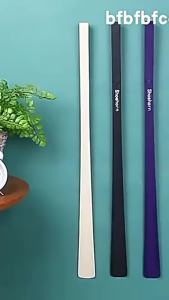 ZEO Long Handle Professional Shoe Lifter Plastic Spoon Shape Magnetic Creative ShoeHorn