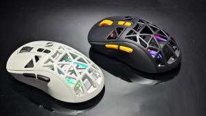 "229" Chuột chơi game chế độ Ba chế độ không dây solakaka sm802 có thể sạc lại được trọng lượng nhẹ 2.4G/Bluetooth/không dây có đèn nền RGB lên đến 10000dp