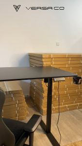 EvoRise Series Carbon Black Adjustable Ergonomic Height Table Gaming/Electric Table Sit & Stand Standing Desk Office Low Noise Study Table Adjustable Meja Study Office Table 智能降噪升降桌