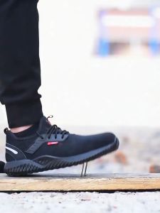 Ready Stock: Steel Toe Cap Safety Shoes & Men's Anti-Smash Work Boots