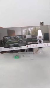 V380  CCTV Camera WiFi Connect 360 Cellphone 1080P HD Two shots Bulb CCTV Security Camera Night Vision Two-Way Audio Smart Alarm Auto Tracking Bulb Indoor Home Monitor IP Cameras