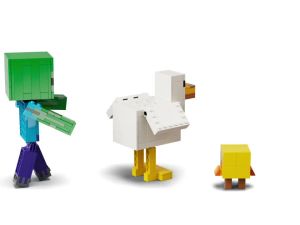 LEGO Minecraft 21582 Chicken Jockey (344 Pieces)