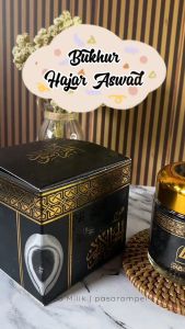 Bukhur Oud Hajar Aswad bin Qadim | Pengharum Ruangan Arab Saudi 100% Original - Isi Bakhor/Mabkhara