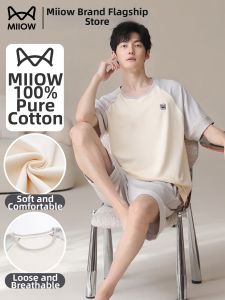 MiiOW | Bộ Quần Short pijama Phù Hợp cho Nam