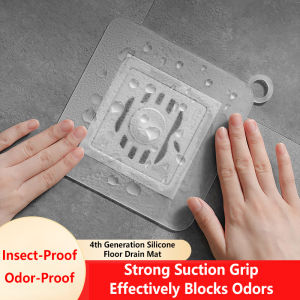 Thick Silicone Floor Drain Deodorant Cover Bathroom Deodorant Insect-proof Seal Household Sewer Pipe Sink Anti-smell Floor Cover