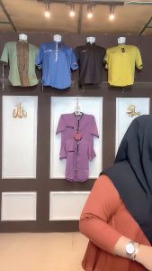 KEMEJA MAHESA PENDEK KURTA KOPEL ANAK DAN AYAH SARIAN WARNA BANYAK