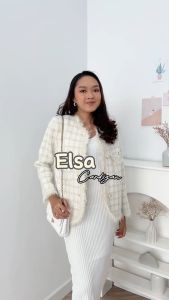 ELYCLOTH | ELSA CARDIGAN | CARDIGAN RAJUT WANITA PREMIUM FURY KNIT