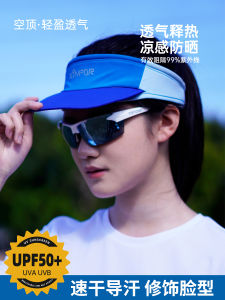 Outdoor Sports Cap Running Marathon Off-Road Quick Dry Empty Top Foldable Sunscreen Sweat Absorbent Tennis Breathable Mesh Design