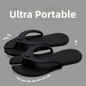 Portable Foldable Slippers Hotel Travel Womens Anti-Slip Swimming Mens Disposable Bathing Available EVA Material Summer