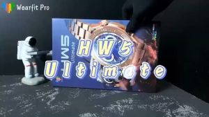 Hw5 Ultimate นาฬิกาข้อมือสมาร์ทวอทช์ หน้าจอสมาร์ทวอทช์ กันน้ํา ทรงกลม หรูหรา สําหรับผู้ชาย SF32LB551