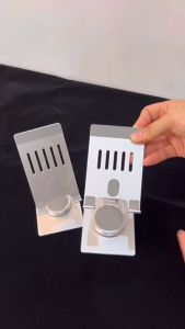 Stand HP Phone Holder Aluminium TRIPLEDI TD631 Dudukan Handphone Desktop Standing Folding Rotasi 360 Derajat Lipat Meja