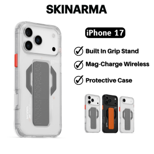 SKINARMA Haxa iPhone 17 Pro Max Case / iPhone 17 Pro Case / 17 Air Mag-Charge Grip Stand Phone Case