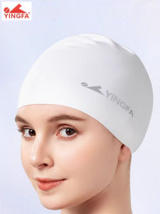 Waterproof Silicone Swim Cap for Men And Women Long Hair Large Size Comfortable Non-Tightening Ear Protection Drip Water