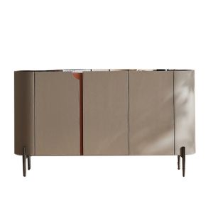 Modern Italian Walnut Dining Room Sideboard Wall Mounted Storage Cabinet Tea Water Cabinet Entrance Hall Hall Cabinet