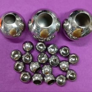 Quả cầu INOX rỗng 1 đầu. Quả cầu trang trí cầu thang lan can........