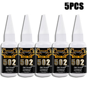 LOOLIFL | Loolifl 502 Super Glue Instant Adhesive Fast Drying Clear Strong Glue for Wood Metal Plastic Ceramic Rubber Shoes DIY Repair