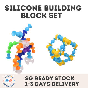 Silicone Building Block Set - Fun and Creative DIY Construction Toy for Kids Ideal as a Gift for Children