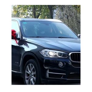 (Chỉ 10)Nơ rút bản to 3.0 cm trang trí giỏ quà  oản Tết  đỏ sọc vàng CINDY