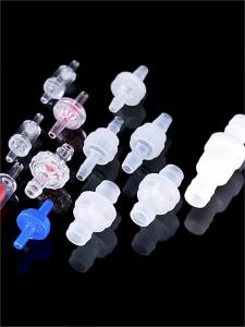 1PC White 8mm Plastic One Way Inline Check Valve Fuel Gas Liquid Water Suitable for water petrol oils【SMQ】【SMQ】