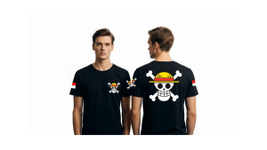 BAJU KAOS DISTRO BAJAK LAUT ONEPIECE JOLLY ROGER