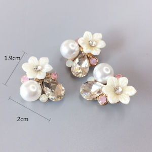 อุปกรณ์เครื่องประดับ DIY: จี้ดอกไม้ดาวประดับเพชรประดับเพชรสังเคราะห์สําหรับตกแต่งสร้อยคอต่างหู