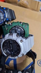 BONUS BOX Jam Tangan Pria Digital Lasika Original 632 Hitam Sport Water Resistant