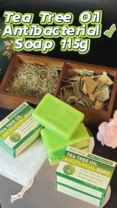 【BUY 1 TAKE 1】Loravey Soothing Cleansing Soap Made With Tea Tree Oil For Deep Cleansing Moisturizing And Oil Control. Suitable For Acne-Prone And Sensitive Skin. A Daily Cleansing Soap.