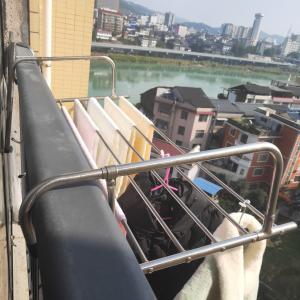 Multifunctional Stainless Steel Hanger for Drying Clothes and Shoes Space Saving No Drill Required