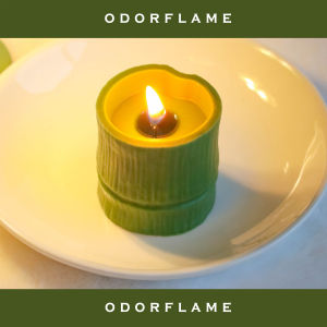 Stephane Boudoir Bamboo Wish Candle Gift Box Birthday Graduation Gift for Men Women Bedroom round Shape Home Decor Aromatherapy