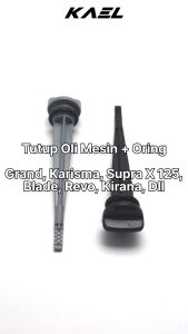 Tutup Oli Mesin Honda Astrea Grand & Supra-X-125-FI-New & Blade & Revo-Absolute & Legenda & Kirana & Karisma & Star & Prima Colokan-Penutup Atas