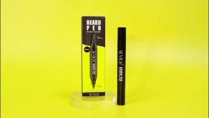 Double-headed Beard Filling Pen Black/Brown Waterproof Four Prong Beard Filler Pencil Beard Coloring Shaping Tools Man Cosmetic