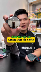 Gương cầu lồi từ tính chụp ảnh selfie bằng cam sau