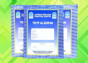 Buku Raport TK/TP AL-QURAN Biru A5