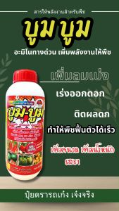 มูม บูม น้ำตาลทางด่วนสำหรับเพิ่มพลังให้พืชฟื้นตัวได้เร็ว ธาตุอาหารสำหรับพืชช่วยให้จริญเติบโต ติดดอกออกผลดี