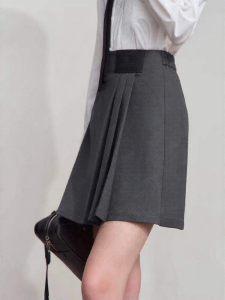 AMII | Minimalist School Style Loose Short Skirt