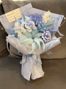 Colorful chenille flower bouquet Stems Pipe Cleaners Assorted Colours For Arts DIY for Craft Handicraft