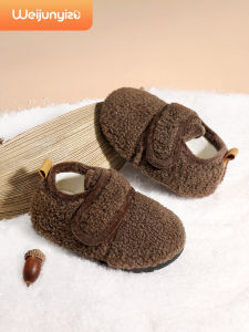 WEIJUNYIZU | รองเท้าใส่ในบ้านสำหรับเด็กฤดูหนาว